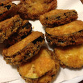 apricot333's cooksnap of when they made 茄子のはさみ揚げ.