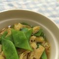 黒猫村's cooksnap of when they made モロッコ豆とアゲのあっさり煮.