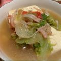 パンダ嫁's cooksnap of when they made ﾚﾀｽとｶﾆｶﾏ中華風あんかけ豆腐♪.