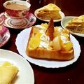 北村きょん's cooksnap of when they made ♪フルーツハニートースト♪.