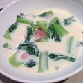 marineのママ's cooksnap of when they made チンゲン菜の豆乳スープ.