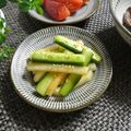qyulove's cooksnap of when they made 塩揉みだけ！大根ときゅうりのラー油もみ.