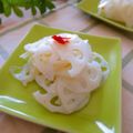 まろんかふぇ's cooksnap of when they made おせち料理に〜れんこんの真っ白甘酢漬け.