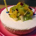 yucahoney's cooksnap of when they made 超簡単☆パパッとレアチーズケーキ☆.