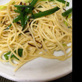 yaokiyaoki's cooksnap of when they made レンジで早旨！ネギ塩昆布の和風スパゲティ.