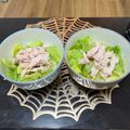 tuxedocat's cooksnap of when they made 冷やしサッポロ一番　サラダチキンのせ.