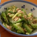 ssharu's cooksnap of when they made ゴーヤとシーチキンの炒めもの.