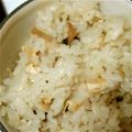 さやぞ～'s cooksnap of when they made 松茸のお吸い物でキノコ御飯♬.