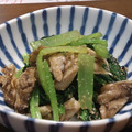 あやななん's cooksnap of when they made 小松菜とまいたけのごま和え.