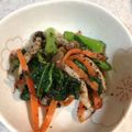 m_kera's cooksnap of when they made しめじ入り♪小松菜の胡麻和え(〃´∀｀).