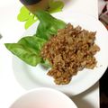 ななおお's cooksnap of when they made 超安く！メイン料理は納豆豚肉レタス包み♪.