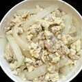 ちまろくさん's cooksnap of when they made 新玉ねぎ・卵・合挽き肉の甘～い炒め物☆.