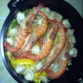 ＮＵＩＮＵＩ's cooksnap of when they made ダッチオーブンで作るパエリア.