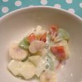 ジョニーnatsu's cooksnap of when they made 季節のフルーツのアロエヨーグルトサラダ.