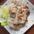 きらぼち's cooksnap of when they made 減塩！胡麻風味のレンコンはさみ焼き☆.