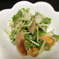 huto☆'s cooksnap of when they made ☆柿 と かぶ と みず菜 の サラダ☆.