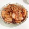 Hoink's cooksnap of when they made 材料２つ♪梨のキムチカクテキ.