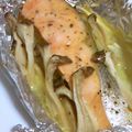 結衣のお母ちゃん's cooksnap of when they made 鮭と野菜のホイル焼き.