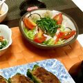 だりりラブ's cooksnap of when they made レタス＆大葉＆カニカマの梅マヨサラダ.
