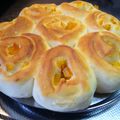 いしとも's cooksnap of when they made 練乳＆オレンジピールちぎりパン.