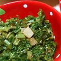 mama02♡'s cooksnap of when they made 大根の葉で☆にんにくバター醤油炒め.