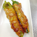 xMARILYNx's cooksnap of when they made 万願寺とうがらしの豚肉巻.