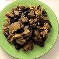 ブルックリンでコック's cooksnap of when they made 豚薄切り肉＋塩麹で秋なすの生姜風味炒め煮.