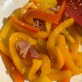 ame-ikuru's cooksnap of when they made 簡単♪パプリカとベーコンの塩きんぴら.