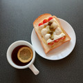 WOODs´'s cooksnap of when they made ミニトマトのマルゲリータ風トースト.