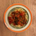 neko＊and…'s cooksnap of when they made 10min＊ 豚肉と小松菜のトマト煮.
