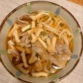 ぶち's cooksnap of when they made ほっこり染みる！甘くない肉うどん.
