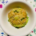 チェックのミニくま's cooksnap of when they made 早い♡美味しいおかわり☆レタスチャーハン.