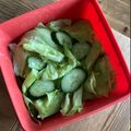 みるく茶's cooksnap of when they made レタスときゅうりのわさびドレッシング.