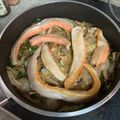 もだえもん's cooksnap of when they made 低糖質こんにゃく入り鮭のちゃんちゃん焼き.