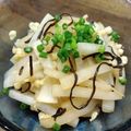 YCHキッチン's cooksnap of when they made 大根✿揚げ玉塩昆布炒め.