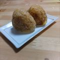 クック3RZM0G☆'s cooksnap of when they made チーズ焼きおにぎり.