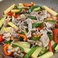 クックchiko☆'s cooksnap of when they made 細切りにしなくても美味しい青椒肉絲.