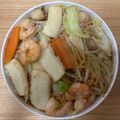 かおり♡♡♡'s cooksnap of when they made ★シーフードMixの塩焼きそば+スープ★.