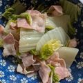 彩ーAyaー's cooksnap of when they made 白菜とベーコンのうま煮.