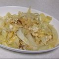 きらり流れ星's cooksnap of when they made キャベツと卵マヨ炒め.