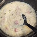 なかにし's cooksnap of when they made 簡単チーズリゾット風おかゆ.