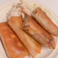 めここᒼᑋªⁿ✿'s cooksnap of when they made 春巻の具、巻き方、揚げ方.