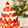 はるママ58924's cooksnap of when they made strawberry　tower.