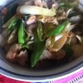 cocina★'s cooksnap of when they made 辛さ控えめ　豚葱キムチ(｡≖‿≖).