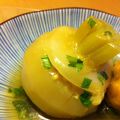 ☆★Yucca★☆'s cooksnap of when they made かぶの鶏ひき肉詰めあんかけ.