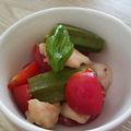 さぁちしゃん's cooksnap of when they made ささみとオクラのイタリアン南蛮♪.