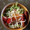 itabikazu's cooksnap of when they made オムライスの材料で南国の風.