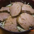 モーリーママ's cooksnap of when they made ゆず胡椒風味☆やわらかチャーシュー丼.