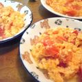 まぽろーん's cooksnap of when they made 付け合せに♡トマたまチーズ炒め.