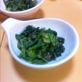 柴犬ラブ's cooksnap of when they made レンチンほうれん草のごま和え.